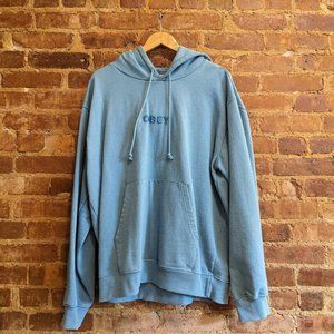 Obey Embroidered Hoodie Men's Large
